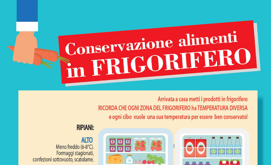 parte volantino conservazione in frigorifero