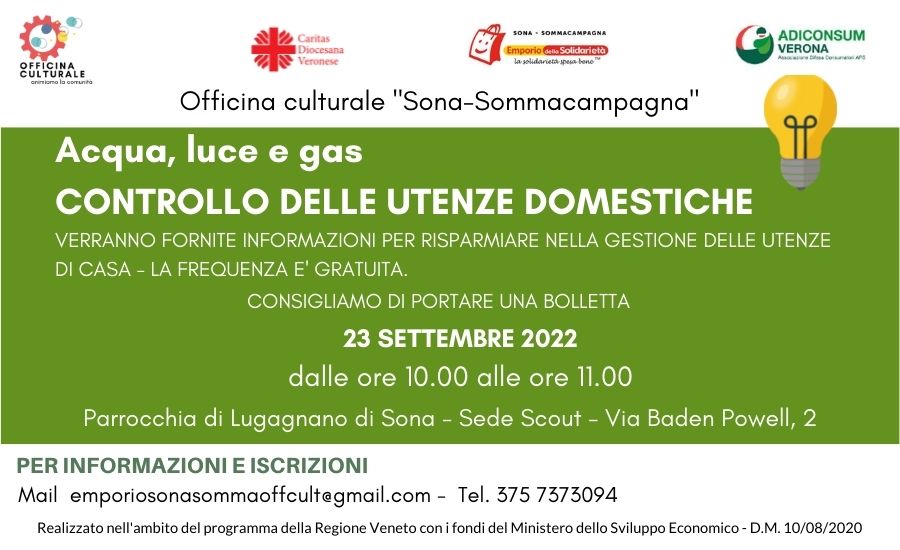 Officina culturale Sona Sommacampagna - lab utenze domestiche