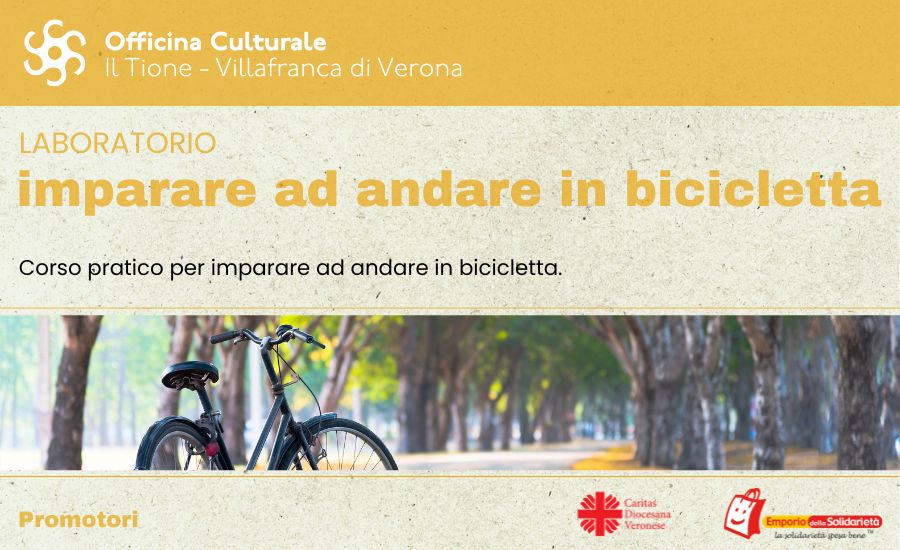 Officina Il Tione - laboratorio per imparare ad andare in bicicletta
