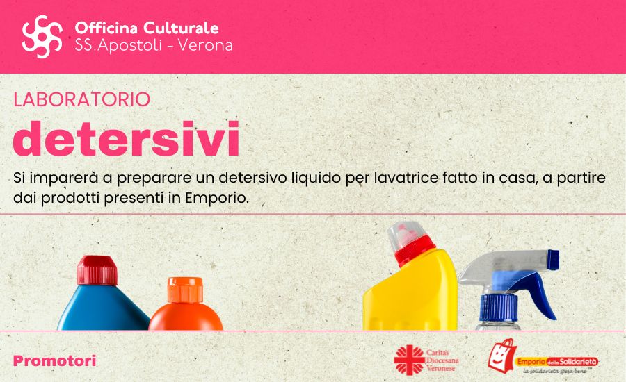 Officina culturale SS Apostoli - laboratorio detersivi