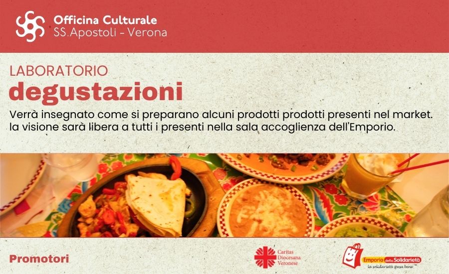 Officina Culturale SS Apostoli - laboratorio degustazioni