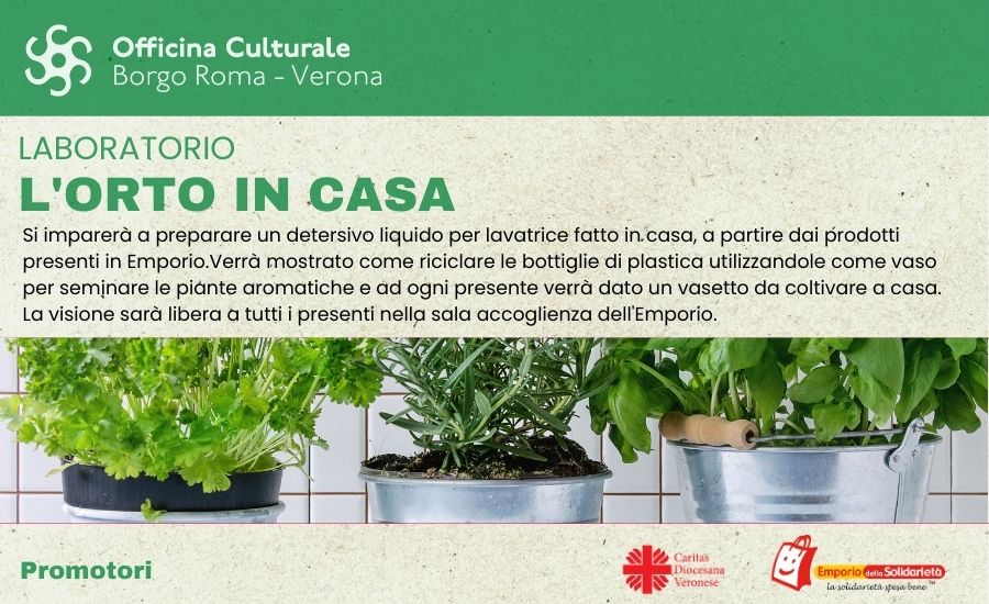 Officina Culturale Borgo Roma - laboratorio orto
